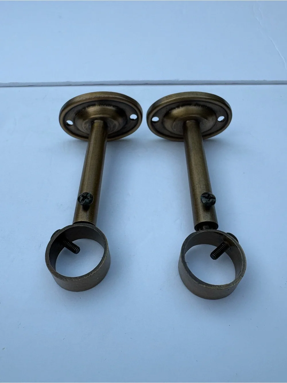 Set of 2 NWOT Anthropologie Smithery Curtain Rod Brackets